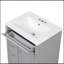 Meuble-lavabo à tablettes réglables avec lavabo-202092450