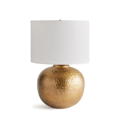 Lampe standard en métal mercurisé