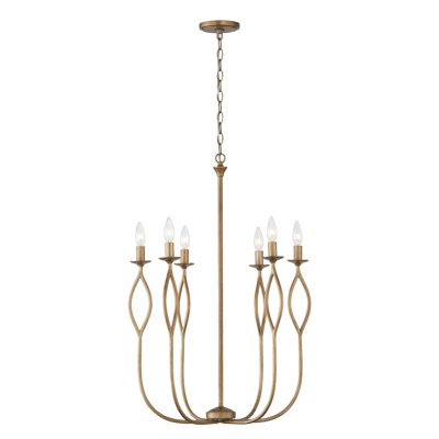 Cohen 6 - Light Dimmable Classic / Traditional Chandelier -  Capital Lighting, 452561ML