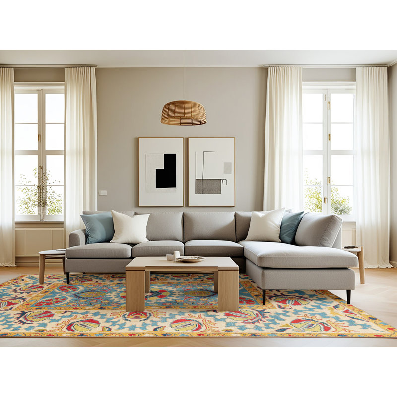 Abstract Indoor Rug, Rectangle 8' x 10'