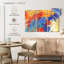 Avery rouge jaune bleu abstrait-107981682