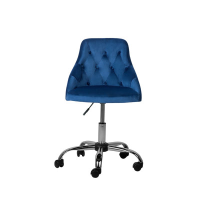 Maia Velvet Office Chair