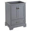 Quen 24" Freestanding Single Basin Vanity Set with Cabinet, Vanity Top, and Oval Undermount Sink-696298055-696710268-696710271