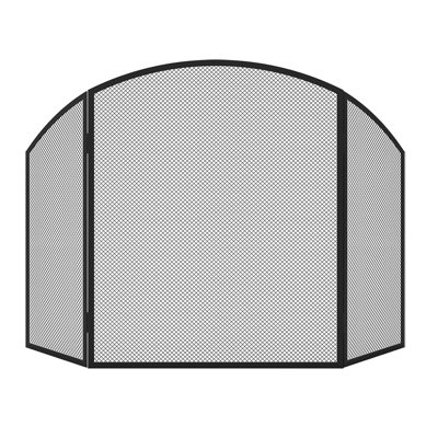 3 Panel Fireplace Spark Guard