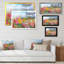 «Summer Flower Field Art», reproduction sur toile flottante-1909783269-1909783267