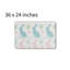 Tapis de bain Pastel Bunny 36 po x 24 po