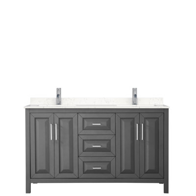Ensemble de meuble-lavabo double 60 po Daria