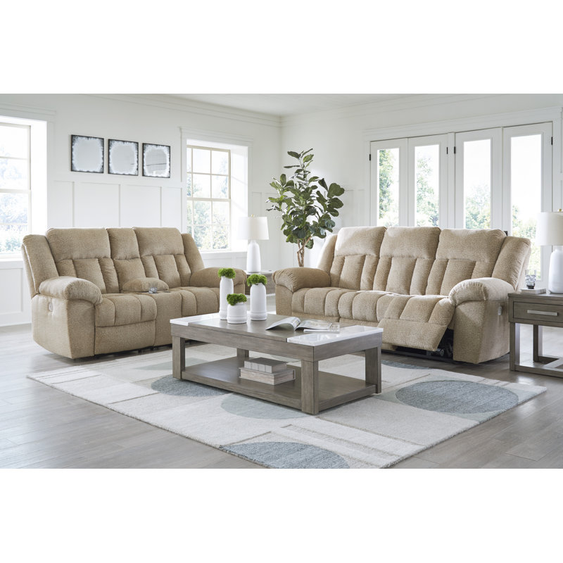 Causeuse inclinable électrique Gwendolyne, Polyester brun