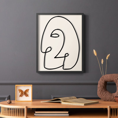 Face It II Framed Print - Solid Wood