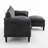 Convertible Combination Sofa, L-Shape Sofa With Footstools With Storage