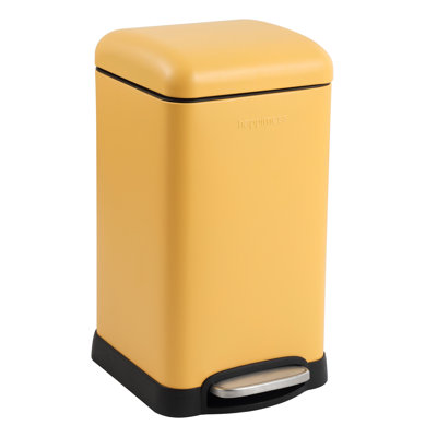 Betty Retro Steel Step On Trash Can