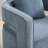 29.1" W Polyester Hollow Back Swivel Barrel Chair With Wooden Base-130076991