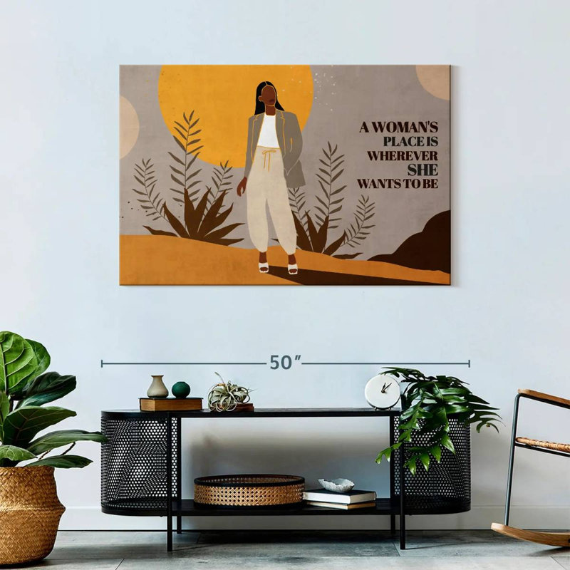 A Woman's Place I, H 30 po x l 45 po