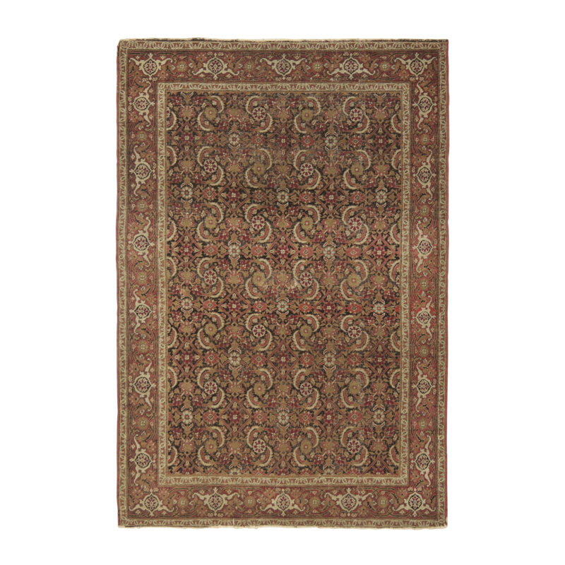 Antique One-of-a-Kind 4'3X6'5 Hand Knotted Area Rug