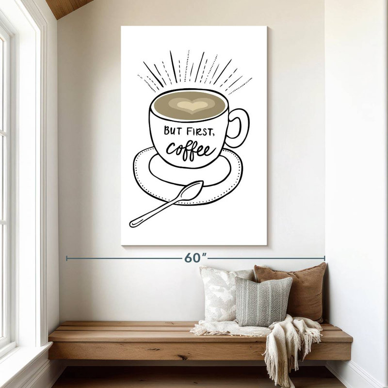 Tergel Coffee First, 51" H x 34" W