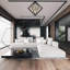 Lustre en cristal 4 lumières Modern-1063328652