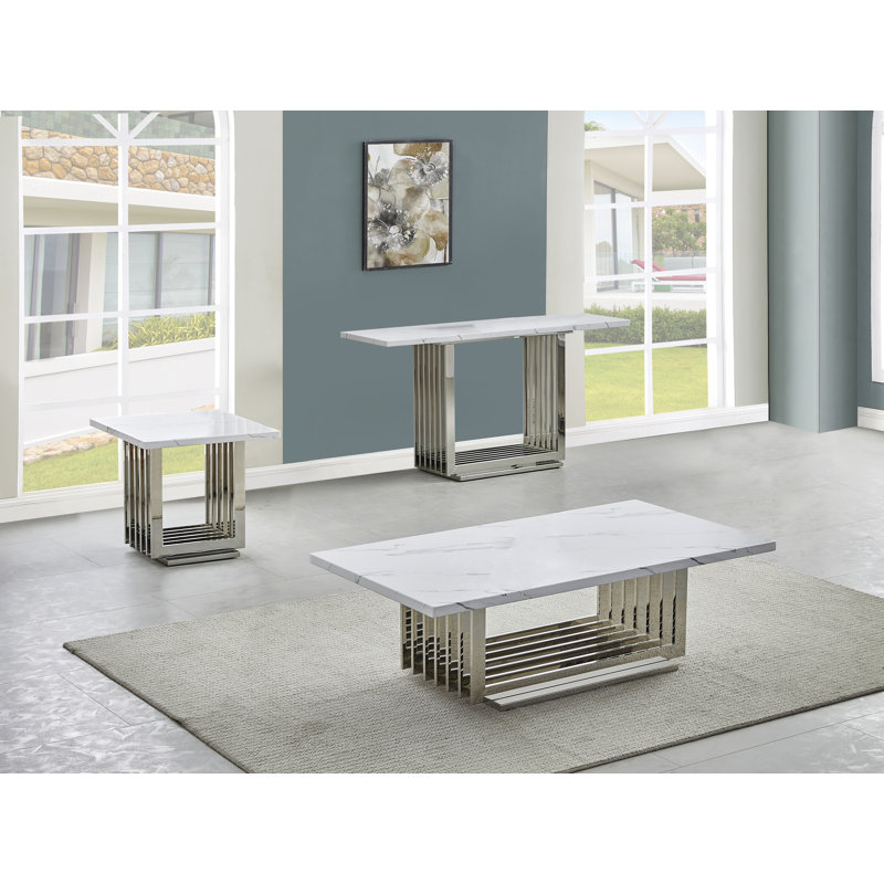 3 pièces Ensemble de tables basses