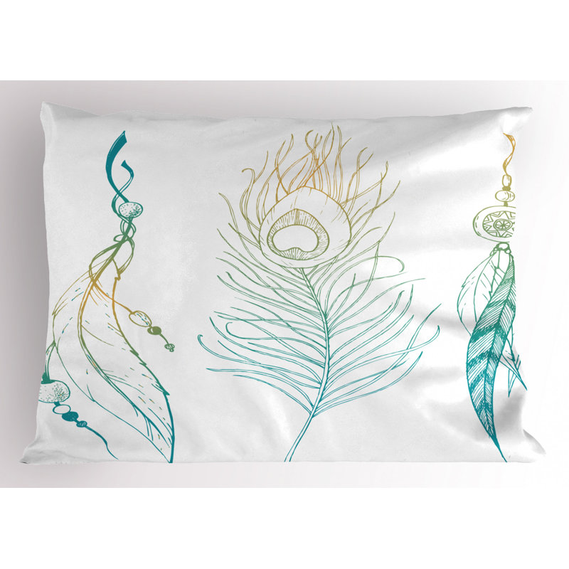 Feather Polyester Sham Set, King