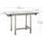 Seachrome White Bariatric Transfer Bench Seat with Legs