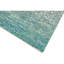 Tapis géométrique rectangulaire en laine noué à la main bleu / gris-86134100