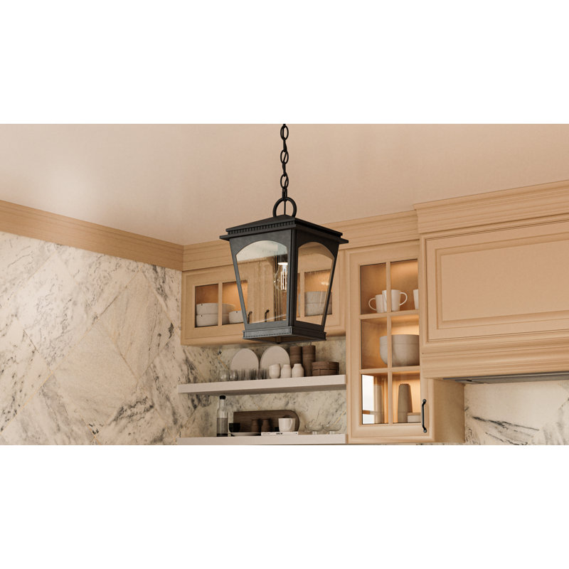 Claborn 1-Light Earth Black Mini Pendant