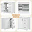 Meuble-lavabo moderne 30 po avec lavabo en céramique, 3 tiroirs et armoire à fermeture en douceur-1395575199