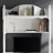 White Rectangular Solid Wood desk-1247947099