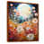 Toile avec cadre flottant brun