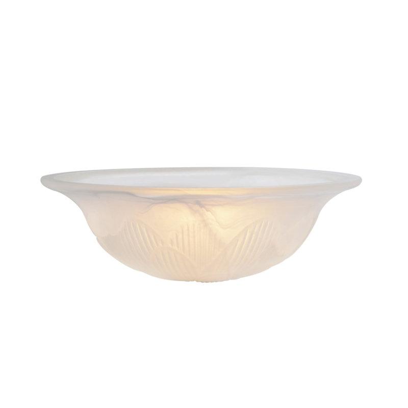 Abat-jour d'intérieur en verre 11,75 "
