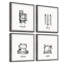 Laver, sécher, repasser, coudre Quadriptyque-60690285