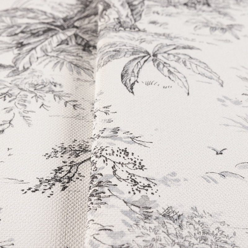 Azi Toile Roll, Blanc / noir