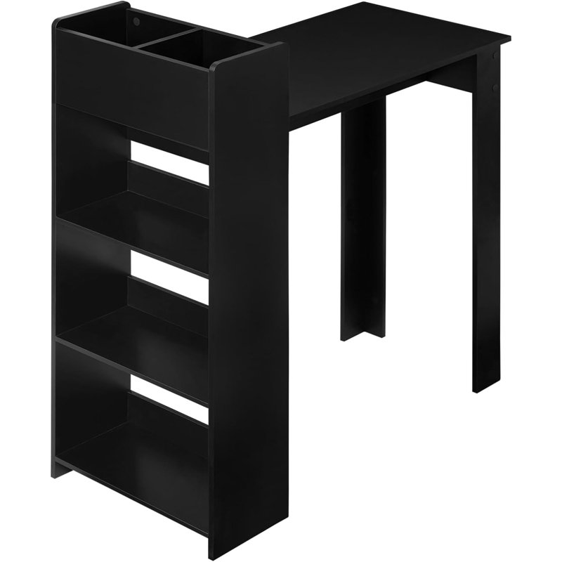 Plerre 107cm Wine Bar, Black