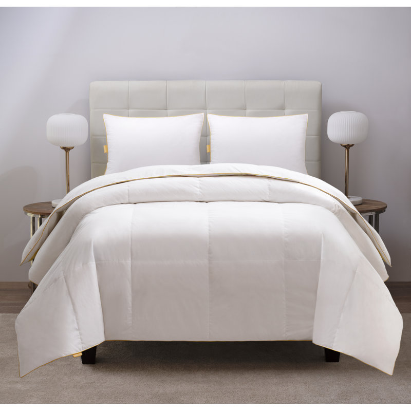 Édredon Simmons 650 en mélange de duvet et plumes toutes saisons, Édredon grand en duvet