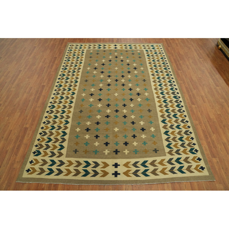 Tapis oriental géométrique 8 x 12