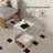 Modern Acrylic End Table With Storage C-Shaped Side Table-834471715