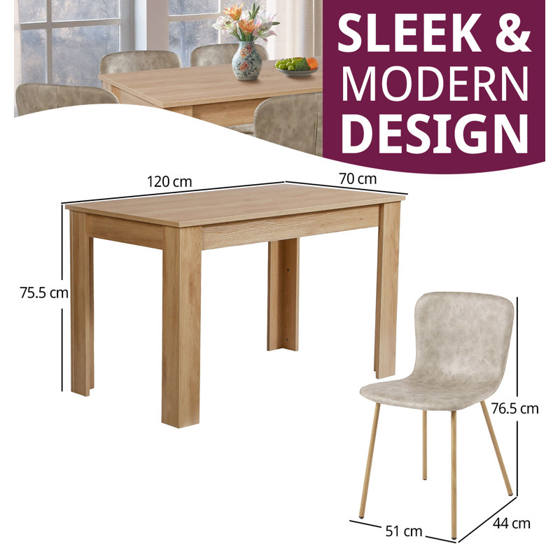Ludden 6 - Person Dining Set