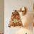 Chyrel 1-Light Wall Sconce in Natural Brass