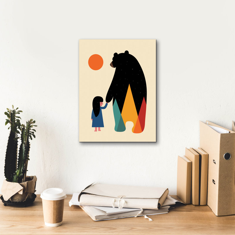 «Go Home» par Andy Westface, H 16 po x l 12 po x P 0,75 po