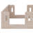 Wood Platform Bed Featuring Guardrail-1795309345
