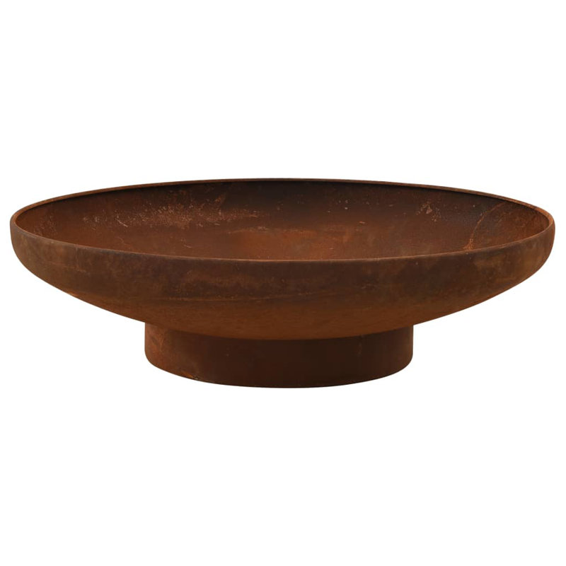 Azia Fire Pit Steel, 57cm x 16cm, Rust