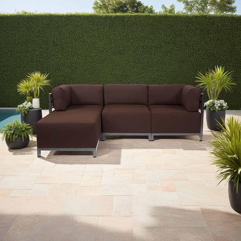 Woodsen Upholstered 65'' Loveseat, Titanium, 30" H x 65" W x 65" D,  Black Faux Leather