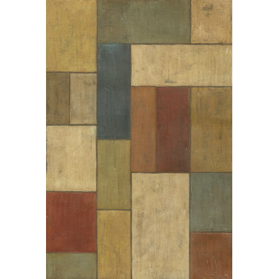 Tiled Abstract I by Megan Meagher - Wrapped Canvas Painting