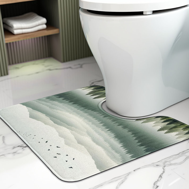 Tapis de salle de bain Green