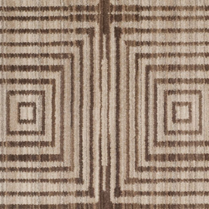 Tapis géométrique Sarabia Infinity Performance, Tapis de couloir 2 pi x 8 pi