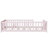 Bubbli Modern Floor Bed With Fence, Rubber Wood And Safety Guardrails-115630443
