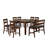 8 - Person Extendable Four Leg Dining Set-1168598753