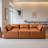 Drua 6-Piece Leather Modular Sectional Sofa