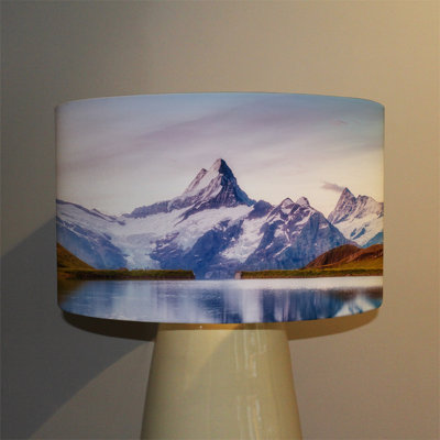 25cm H Canvas Drum Pendant Shade ( Clip On )
