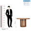 Keokee Round Solid Wood Dining Table