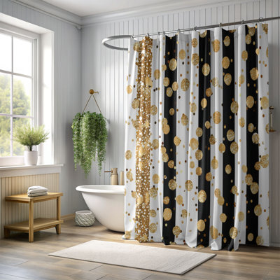 Grad Sparkle - Premium Shower Curtain 136